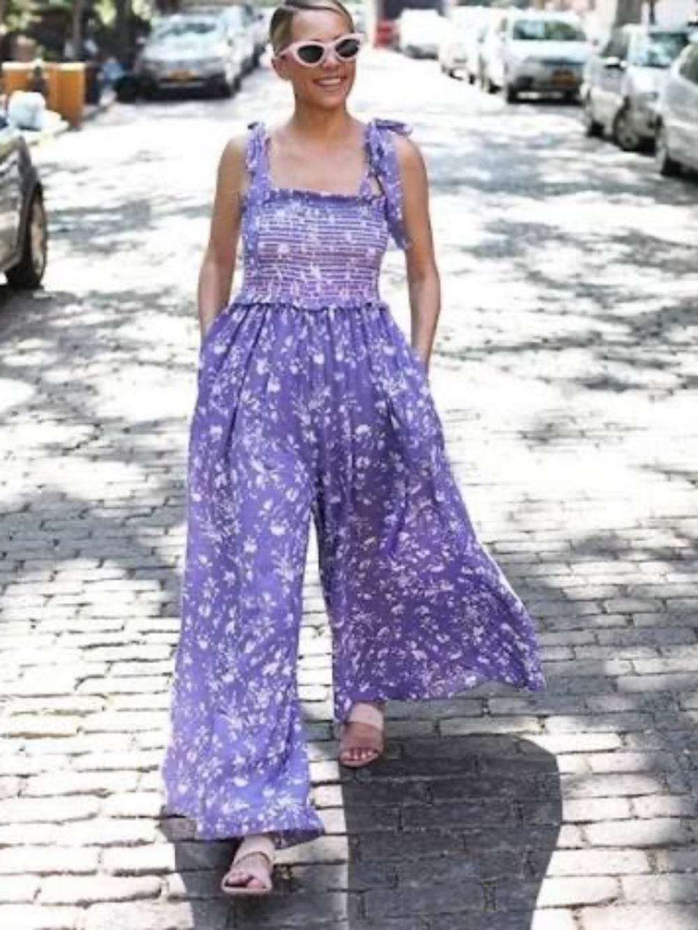 Free People Color My World Jumpsuit Lilac Size Small - Picture 3 of 8